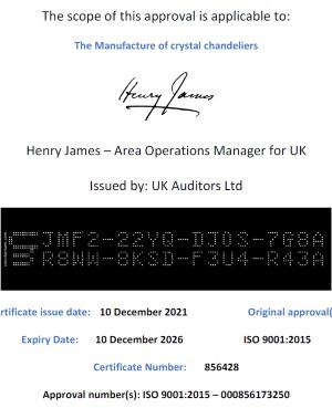 Countermark Sample Certificate - Screen