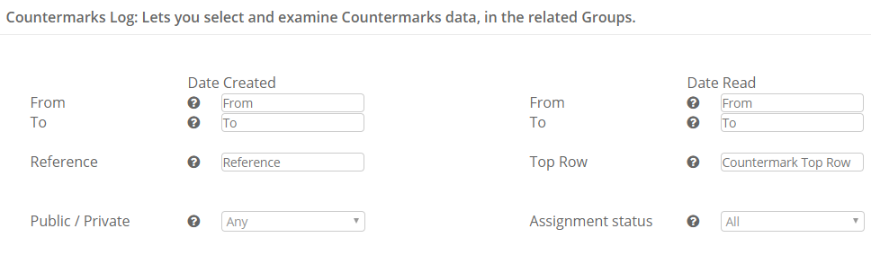 Countermark Log